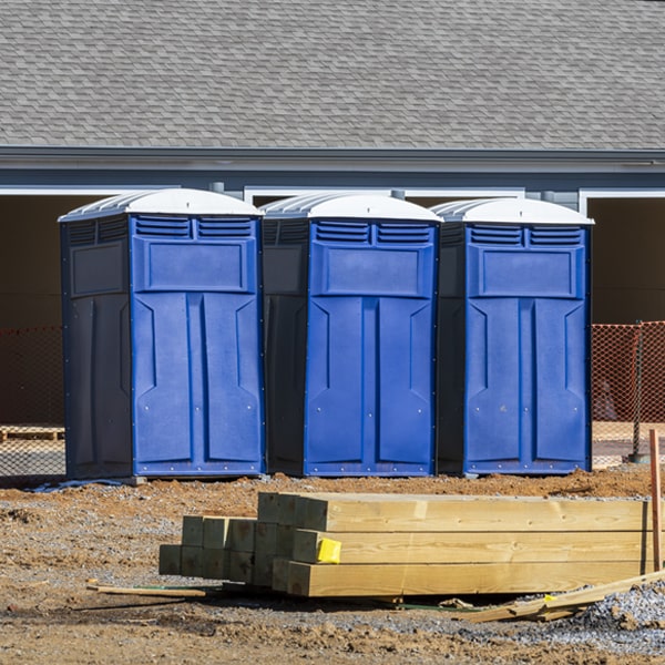 are there any restrictions on where i can place the portable toilets during my rental period in Proberta CA